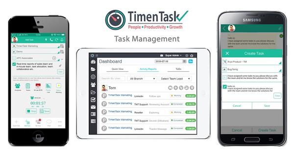 Image of TimenTask - Employee Time Tracking Software