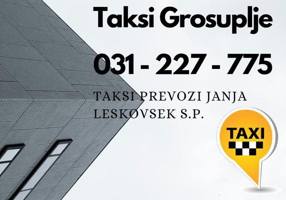 Slika Taxi Grosuplje | Taksi prevozi Grosuplje in okolica | Prevoz na