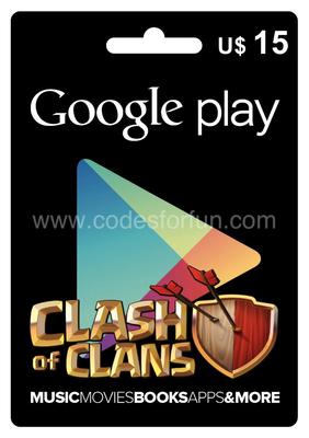 Tarjetas Google Play