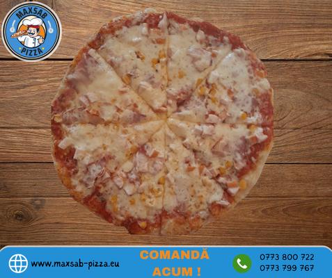 pizza cu pui si bacon