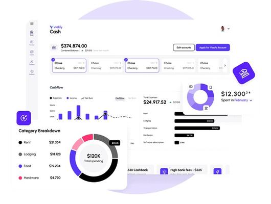 With visual cash flow trends to help run your business