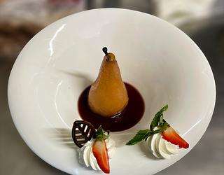 Dessert du restaurant Papa Joe Cernay