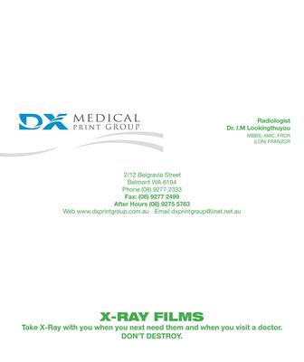 Image of DX Medical Stationery