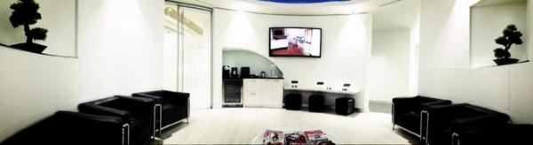 Waiting lounge at Gallery Dental