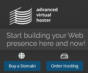 AVHoster Hosting and Domain Banner
