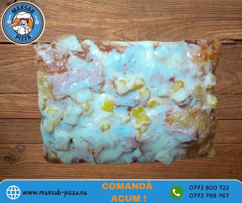 felie pizza cu pui si bacon