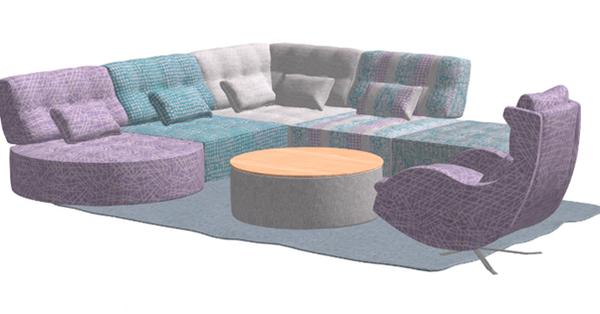 Image of Modern Recliner Sofa & Chair