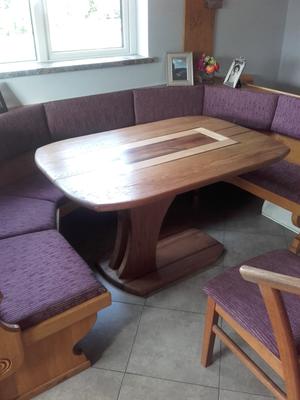 bespoke booth bench and dinning table