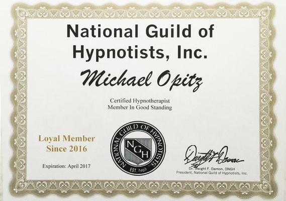 Diplom: NGH – National Guild of Hypnotists (USA)