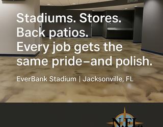 Adic stain concrete flooring durable for Jaguar .