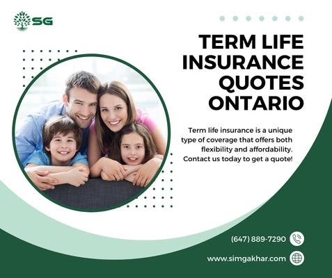 term life insurance quotes ontario
