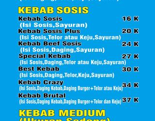 Daftar menu