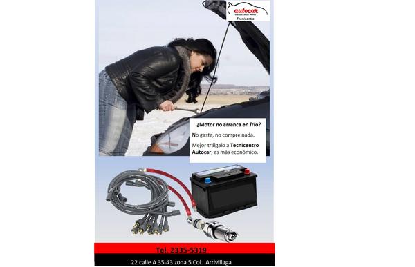 Motor No arranca en frio.