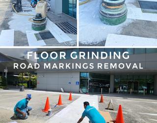 Road Marking Removal Floor Grinding Concrete Grinding works SG