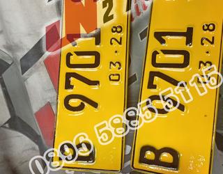 Gambar Percetakan Jn2707, Stempel 24 jam, Plat Nomor Motor Mobil,