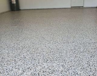 Epoxy Flake sysytem installed wiith pride. Built on legacy
