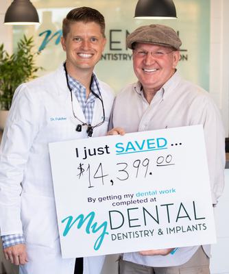 My Dental Dentistry & Implants saves patients an average of 60%