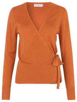 Rosemunde Lurex Wrap Cardigan