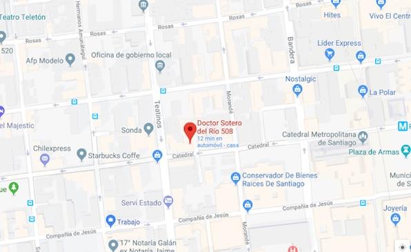 Doctor Sotero del Rio 508. Of. 1011, Santiago Centro.