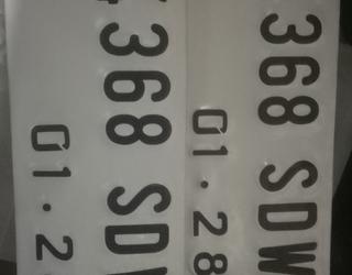 Gambar Percetakan Jn2707, Stempel 24 jam, Plat Nomor Motor Mobil,