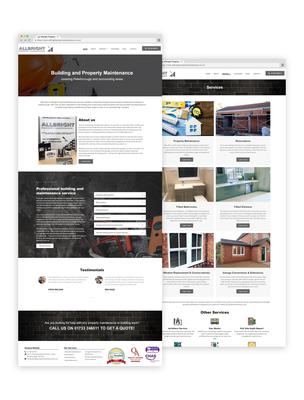 website design for a property maintenance company