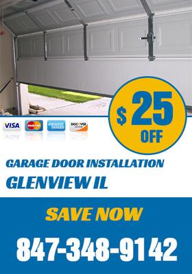 $ 25 OFF Garage Door Installation Glenview