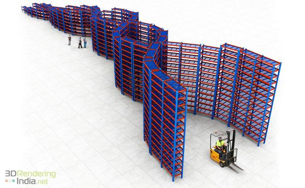 3D Industrial Model Rendering