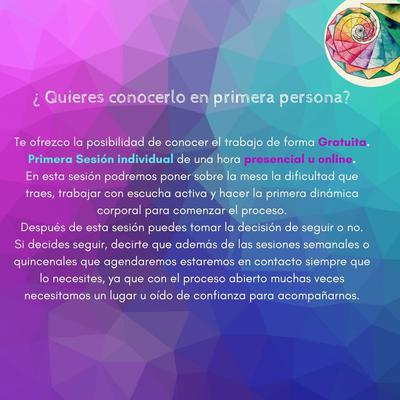 Primera Sesión Gratuita para conocernos.