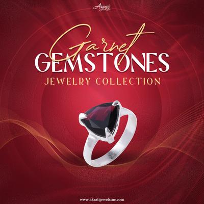 garnet gemstone jewelry.
