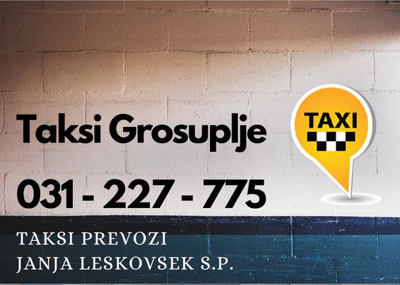 Slika Taxi Grosuplje | Taksi prevozi Grosuplje in okolica | Prevoz na