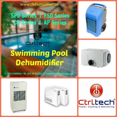 Swimming pool dehumidifier or dehumidifier for swimming pool in