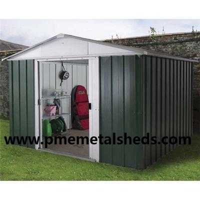 Image of PME 8' x 6' Apex Metal Garden Shed Outdoor Storage