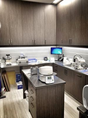 Dental lab at Gallery Dental Edmonton AB