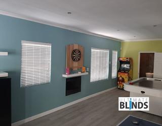White Faux Wood / PVC Venetian blinds