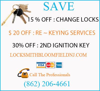 Locksmith Bloomfield NJ