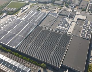 Large scale PV installation by MOS in Wevelgem, Belgium