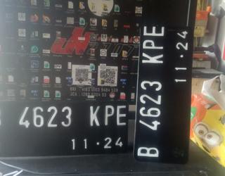 Gambar Percetakan Jn2707, Stempel 24 jam, Plat Nomor Motor Mobil,