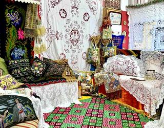 Interior image of Embroider riches store in Greece