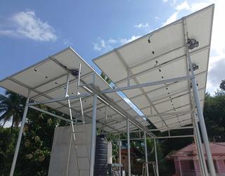 Raised Roof top Solar Panel Installation